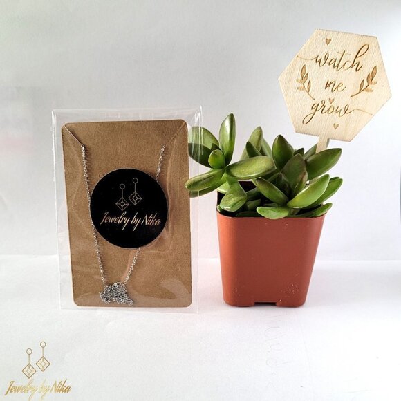 NEW Silver Adjustable Larionyx Boho Minimalist Luxury Necklace - Picture 5 of 5